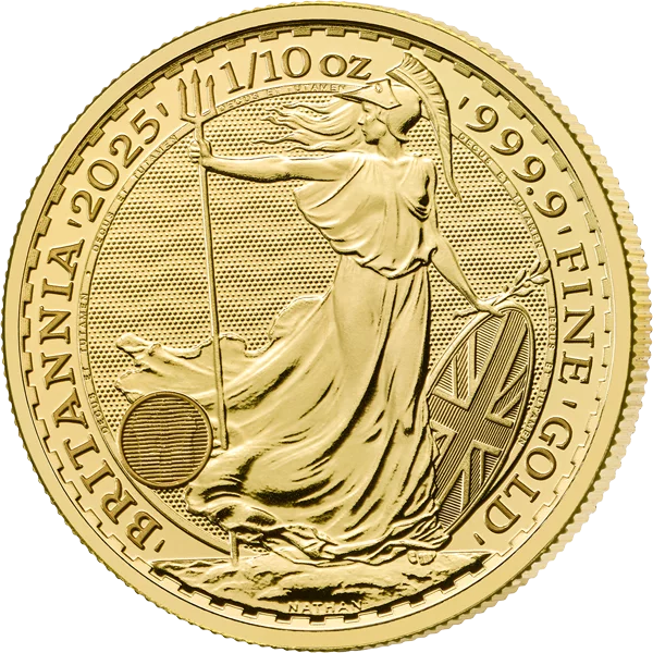 1/10 Unze Gold Großbritannien Britannia 2025