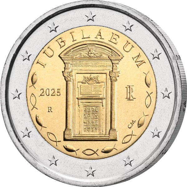 Doppelnumisbrief Italien und San Marino Heiliges Jahr 2025