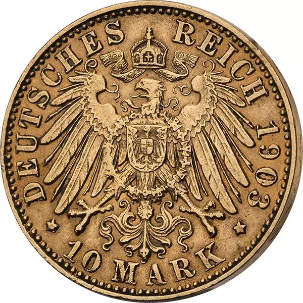 10 Mark Sachsen König Georg 1903-1904 10 Mark Sachsen König Georg 1903-1904