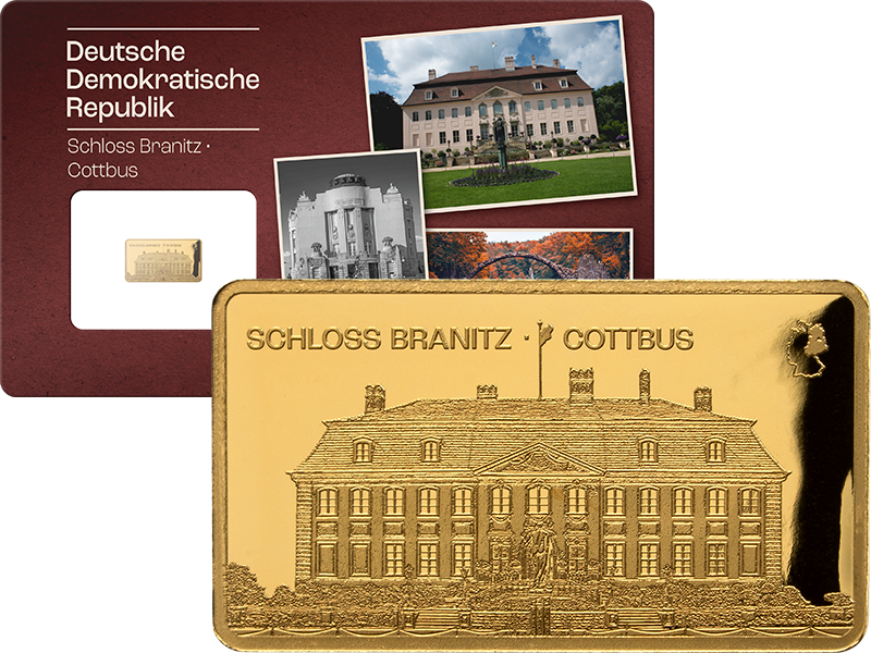 50 Tala Samoa Goldbarren DDR 15 Bezirke - Cottbus Schloss Branitz 2026