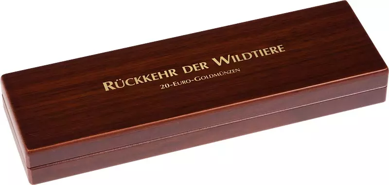Münzetui für 6 x 20 Euro BRD Rückkehr der Wildtiere 2022-2027