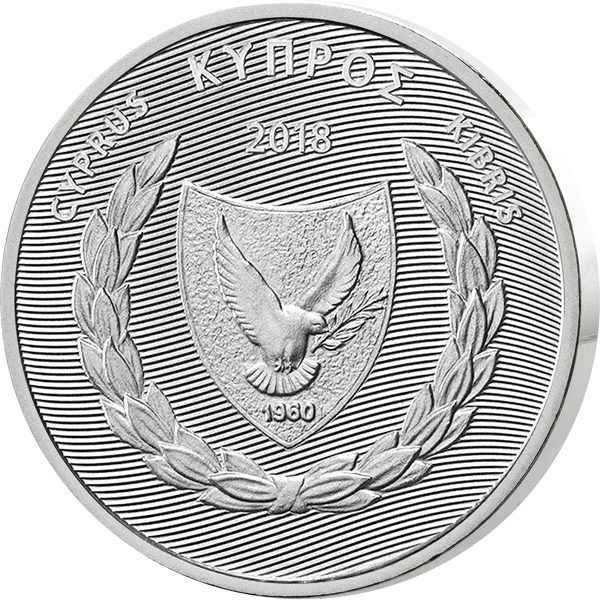 5 Euro Zypern 10 Jahre Euro-Bargeld in Zypern 2018