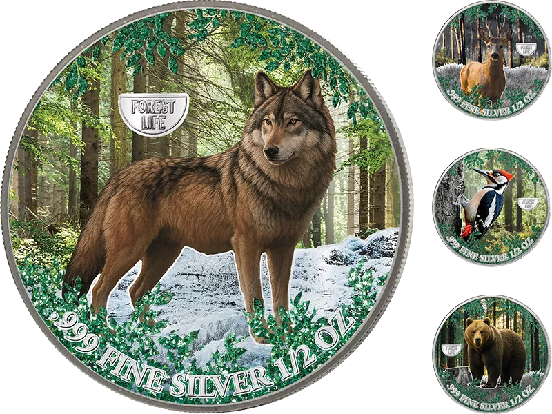 Silber-Kollektion: Mysterious Rhodium - Forest Life