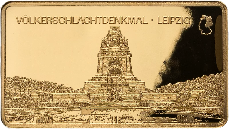 50 Tala Samoa Goldbarren DDR 15 Bezirke - Leipzig Völkerschlachtdenkmal 2026