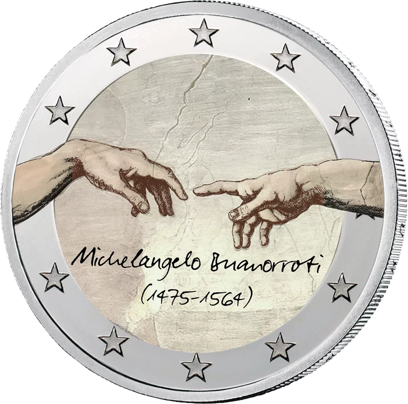 2-Euro-Künstlerausgabe Michelangelo