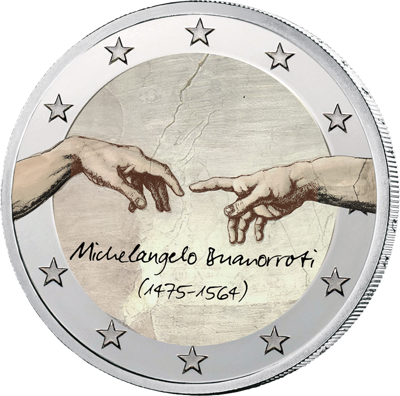2-Euro-Künstlerausgabe Michelangelo