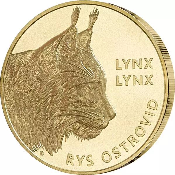 5 Euro Slowakei Flora und Fauna Eurasischer Luchs 2022