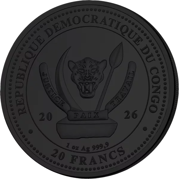 20 Franc Kongo Worlds Wildlife - Shark 2026 Golden Enigma Edition
