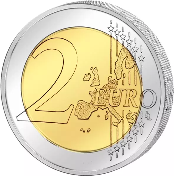 2 Euro Vatikan 80. Geburtstag Benedikt XVI. 2007