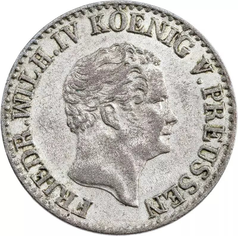 1/2 Silbergroschen Brandenburg-Preußen König Friedrich Wilhelm IV. 1841 - 1852