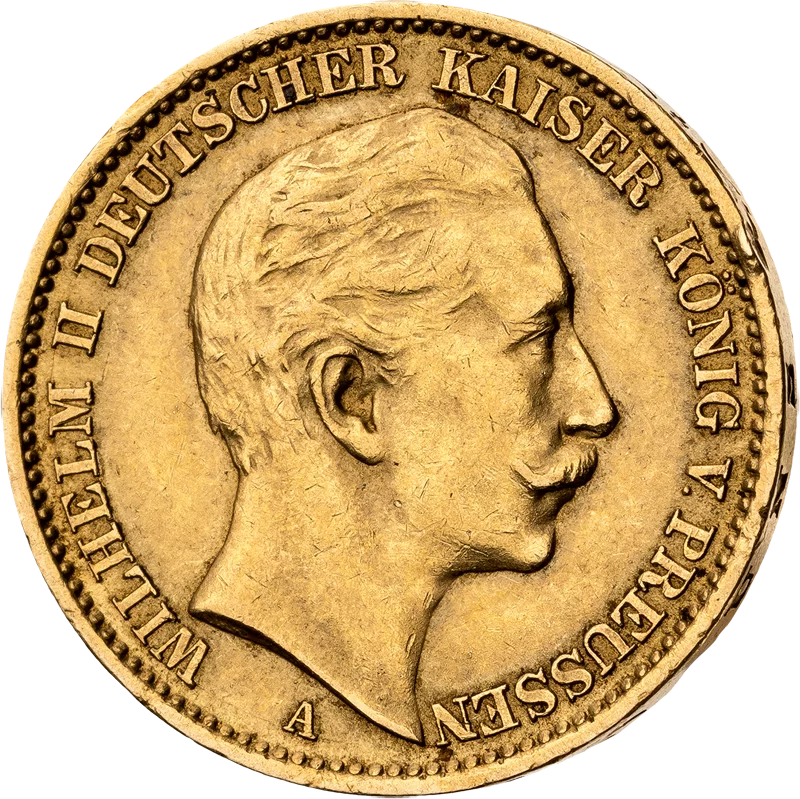 20 Mark Preußen Kaiser Wilhelm II. 1890-1913
