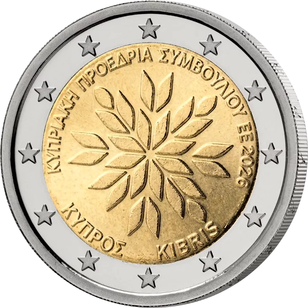 2 Euro Zypern EU-Ratspräsidentschaft 2026