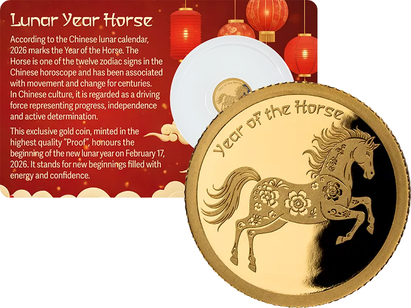1.000 Francs Gabun Lunar Year - Horse 2026