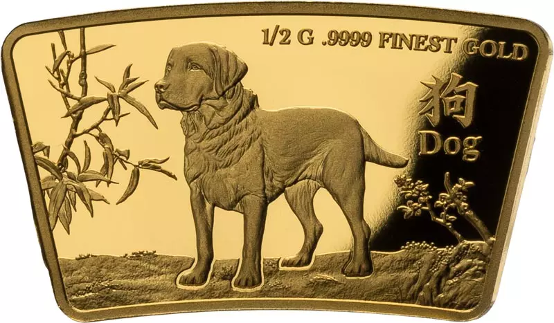 10 Dollars Salomonen Lunar Year Gold Edition - Hund 2024