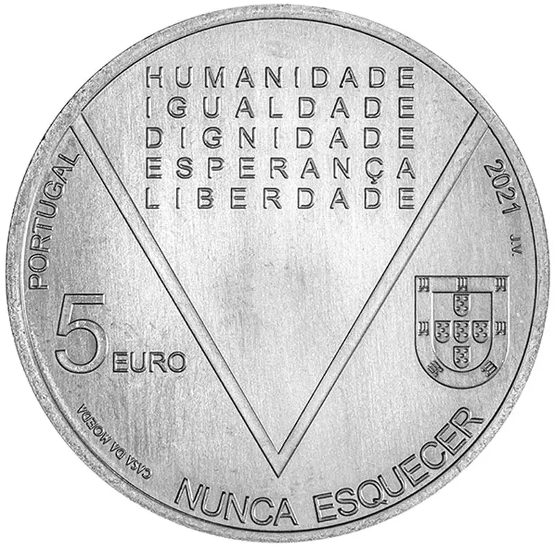 5 Euro Portugal Aristides de Sousa Mendes 2021