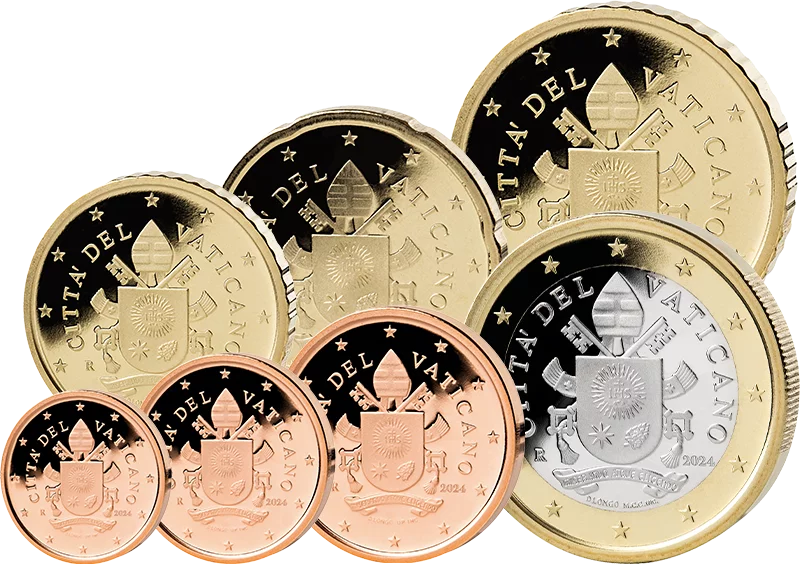 Euro-Kursmünzenset Vatikan 2024