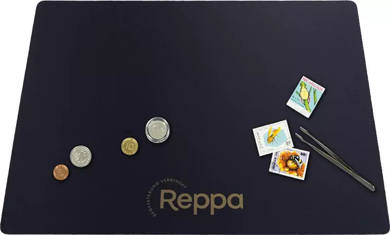 Präsentationsmatte Reppa schwarz