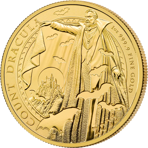1 Unze Gold Großbritannien Graf Dracula 2025