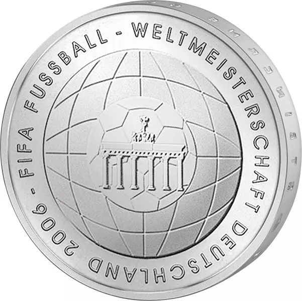 4 x 10 Euro BRD Fußball-WM 2006