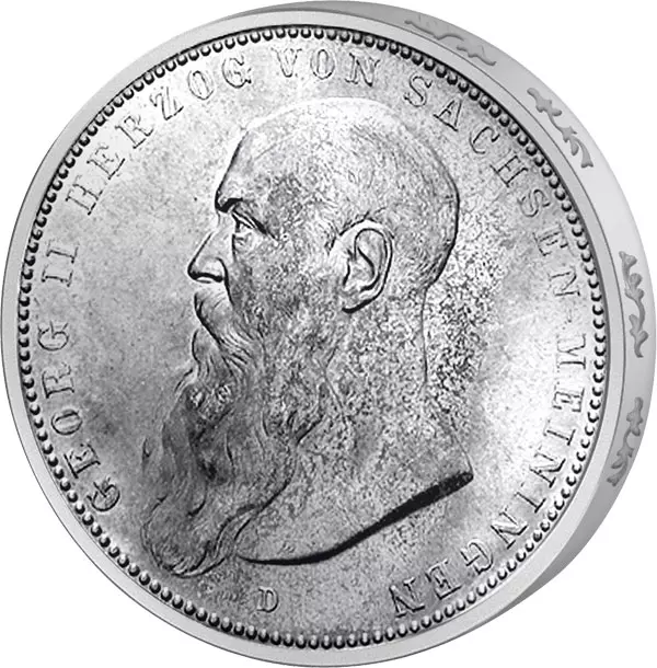 5 Mark Georg II. 1902-1908 5 Mark Georg II. 1902-1908