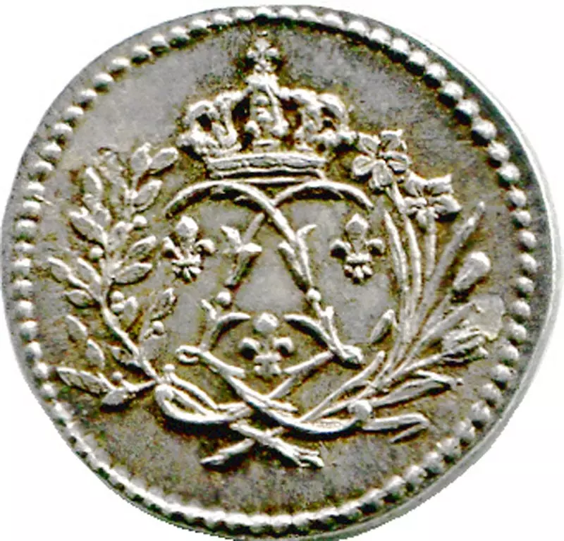 Silber-Miniaturmedaille auf den Regierungsantritt des Königs Ludwig XVIII. 1814