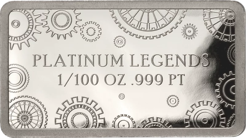 Platinbarren Platinum Legends Mechanical Edition - Elefant
