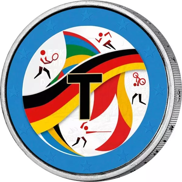 5 x 2-Euro-Künstlerausgaben Olympische Spiele Team DE 2024