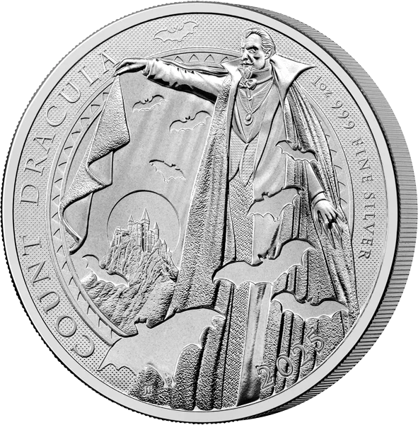 1 Unze Silber Großbritannien Graf Dracula 2025