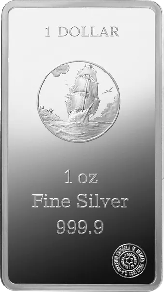 1 Unze Silberbarren Ascension Island Schiff 2025