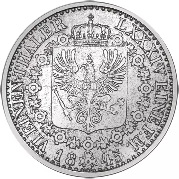 1/6 Taler Preußen König Friedrich Wilhelm IV. 1841-1852