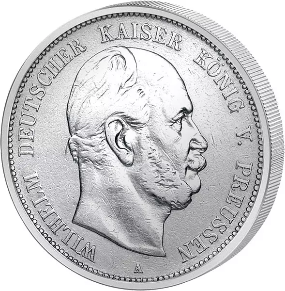 2 Mark Preußen Kaiser Wilhelm I. 1876-1884 schön bis sehr schön 2 Mark Preußen Kaiser Wilhelm I. 1876-1884 schön bis sehr schön