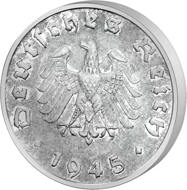 1 Pfennig Drittes Reich Ohne Hakenkreuz 1945-1946