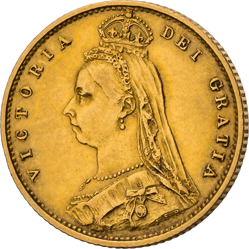 1/2 Sovereign Großbritannien Queen Victoria 1887-1893