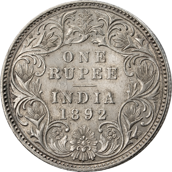 1 Rupie Britisch-Indien Kaiserin Victoria 1877 - 1901