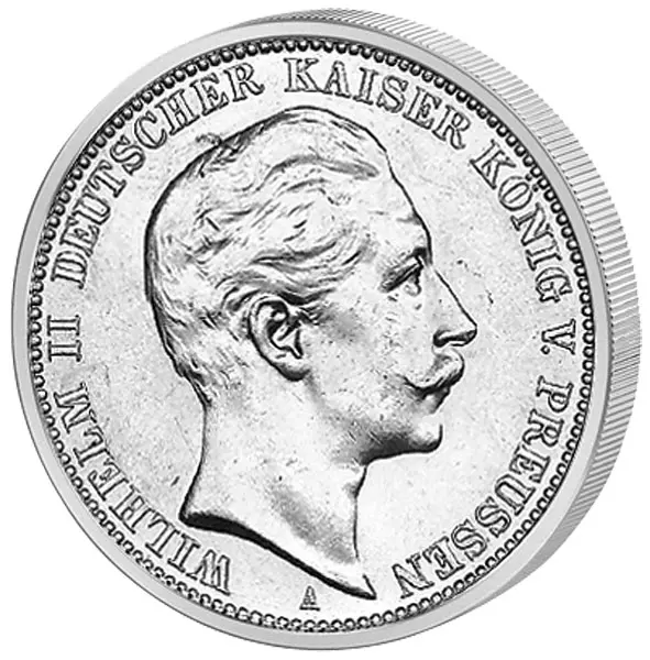 2 Mark Preußen Kaiser Wilhelm II. 1888 sehr schön 2 Mark Preußen Kaiser Wilhelm II. 1888 sehr schön