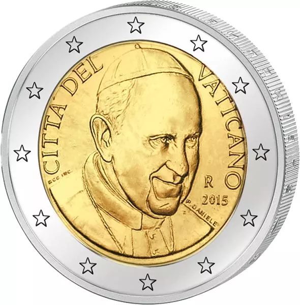 2 Euro Numisbrief Vatikan - In Gedenken an Papst Franziskus