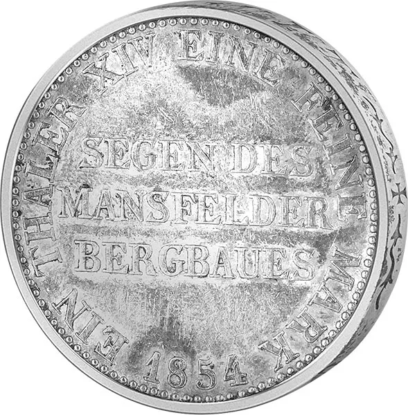 Ausbeutetaler Preußen König Friedrich Wilhelm IV. 1853-1856