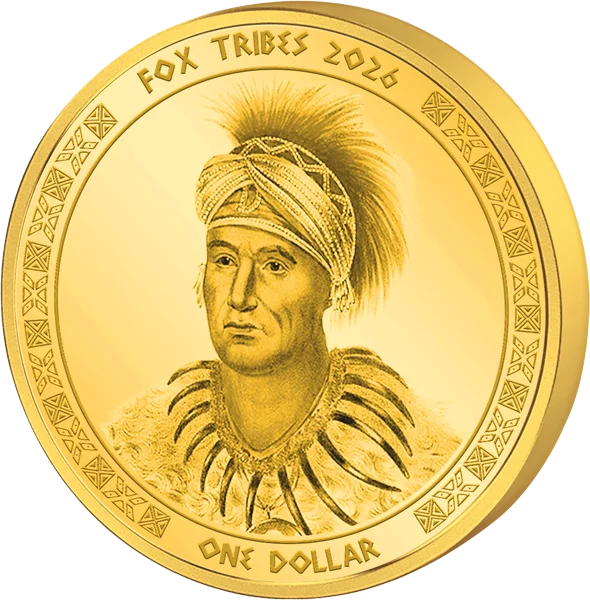 1 Cent - 1 Dollar Native American Kursmünzensatz der Fox 2026