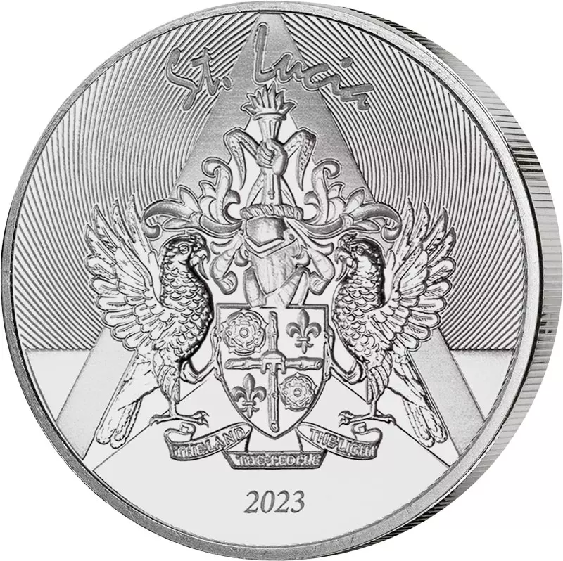 1 Unze Silber St.Lucia Coat of Arms 2023