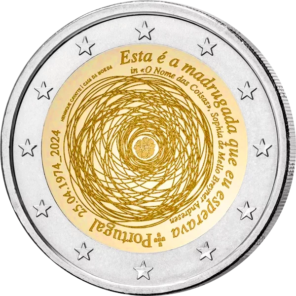 2 Euro Numisbrief Portugal 50 Jahre Revolution vom 25.04.1974 2024