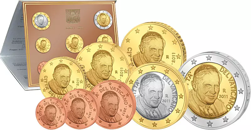 Euro-Kursmünzensatz Vatikan 2011