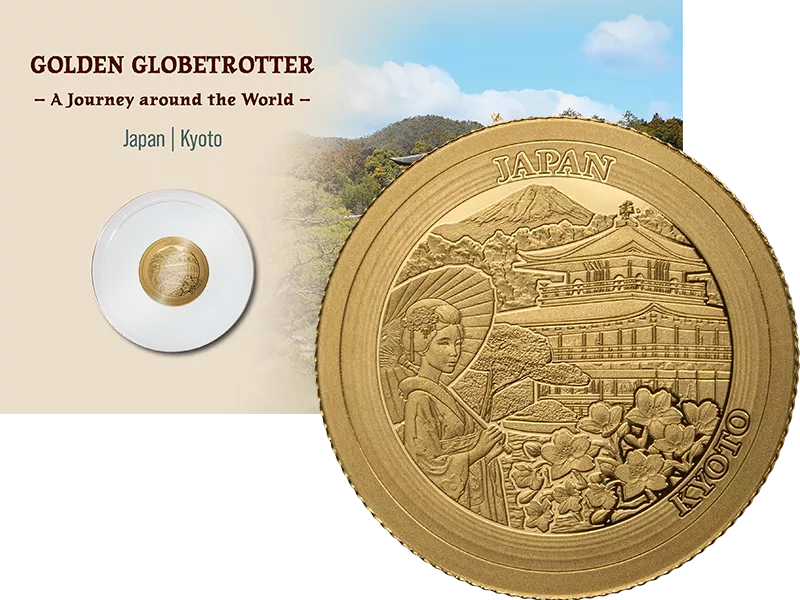1.000 Francs Gabun Golden Globetrotter - Kyoto Japan 2026