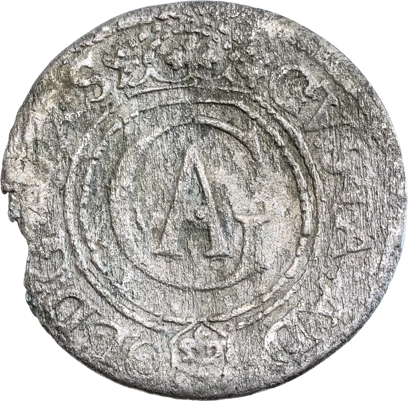 Schilling Riga König Gustav II. Adolf 1621 - 1634