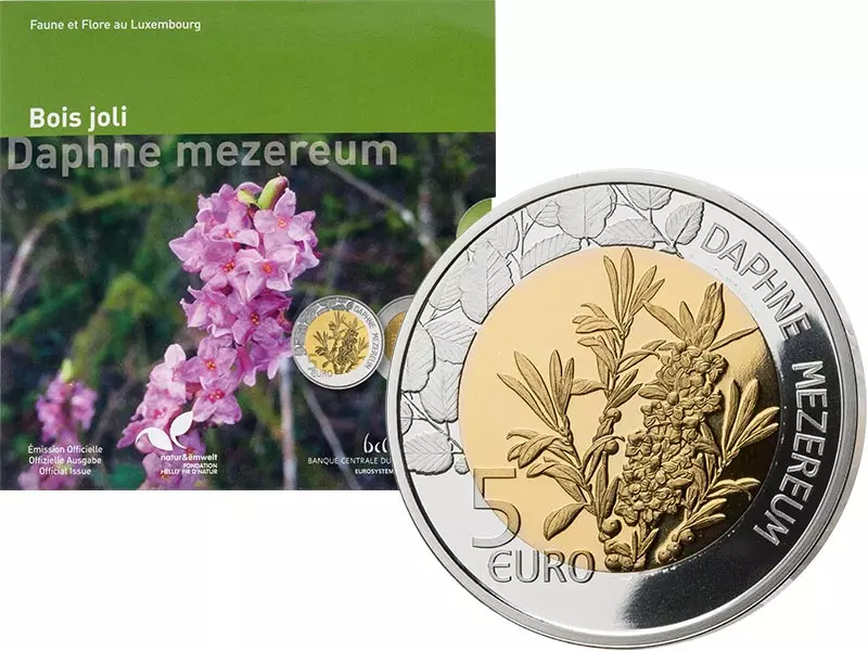 5 Euro Luxemburg Echter Seidelbast 2022