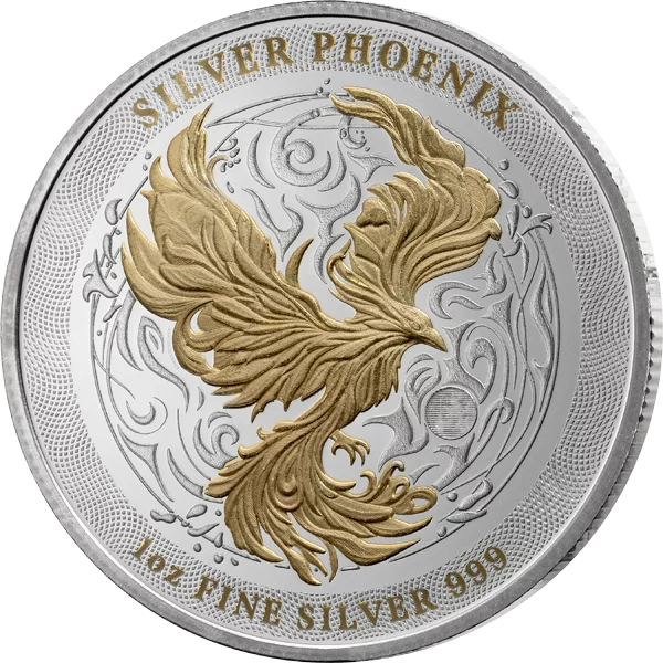 2 Dollars Niue Phoenix 2025 Shiny Gold Edition 2 Dollars Niue Phoenix 2025 Shiny Gold Edition
