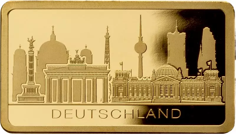Goldbarren 30 Jahre Europäische Union - Deutschland