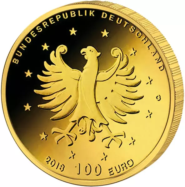 100 Euro BRD UNESCO-Weltkulturerbe Schlösser Augustusburg und Falkenlust in Brühl 2018