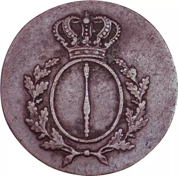 1 Pfennig Preußen König Friedrich Wilhelm III. - Zepterpfennig 1810-1816