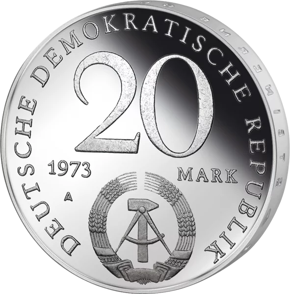 20 Mark DDR Immanuel Kant 1974 Stempelglanz