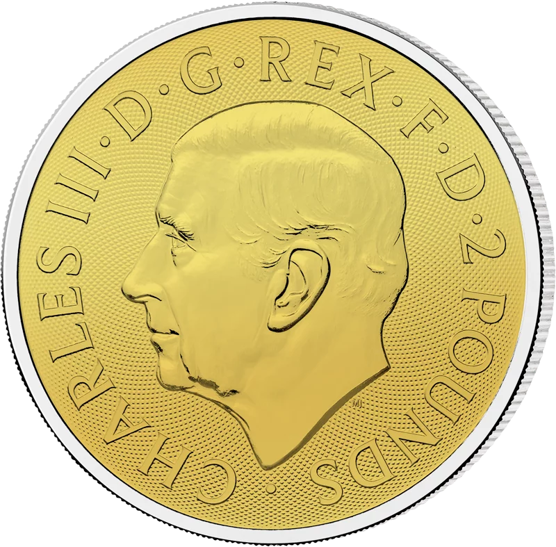 2 Pounds Großbritannien Lion and the Eagle 2026 Triple Gold Edition